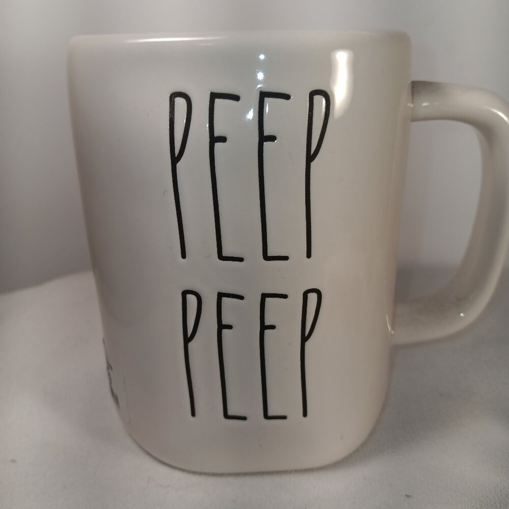 Rae Dunn Easter Egg Basket Mug Blue Speckled Spring Decor